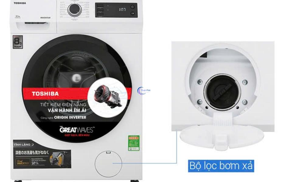 Máy giặt Toshiba Inverter 8.5 Kg TW-BH95S2V WK