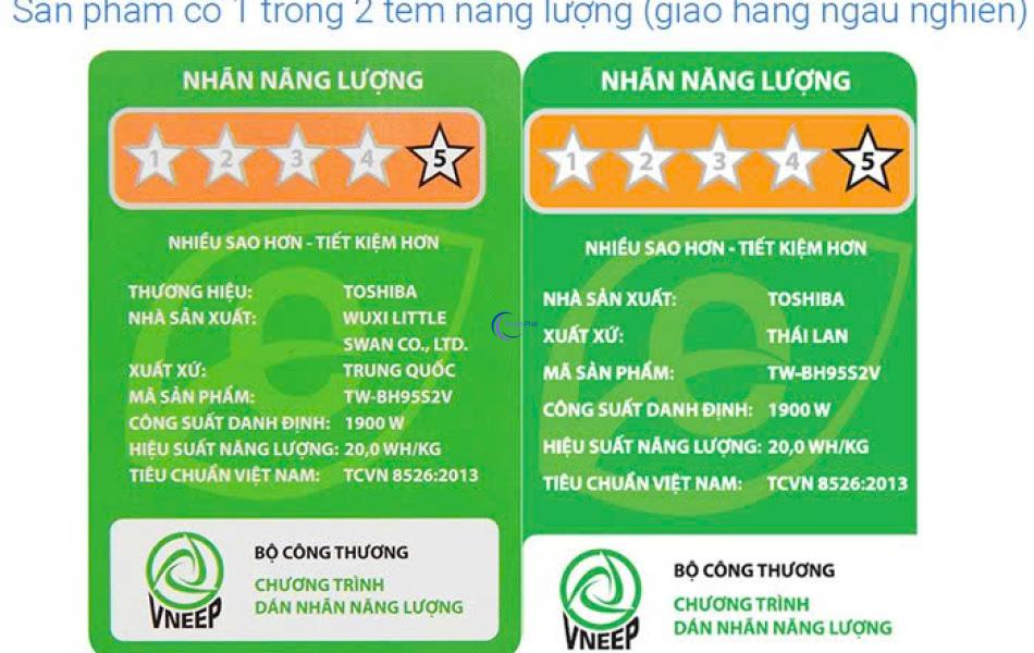 Máy giặt Toshiba Inverter 8.5 Kg TW-BH95S2V WK
